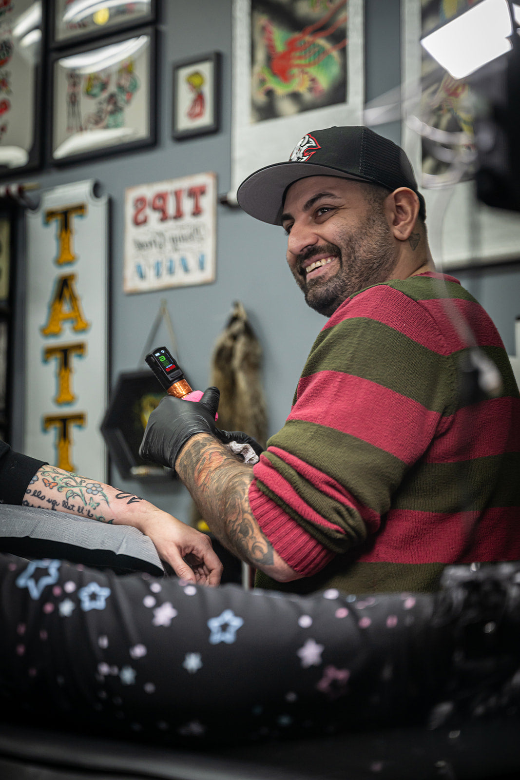 Tattoo work or portrait of Rob DPiazza