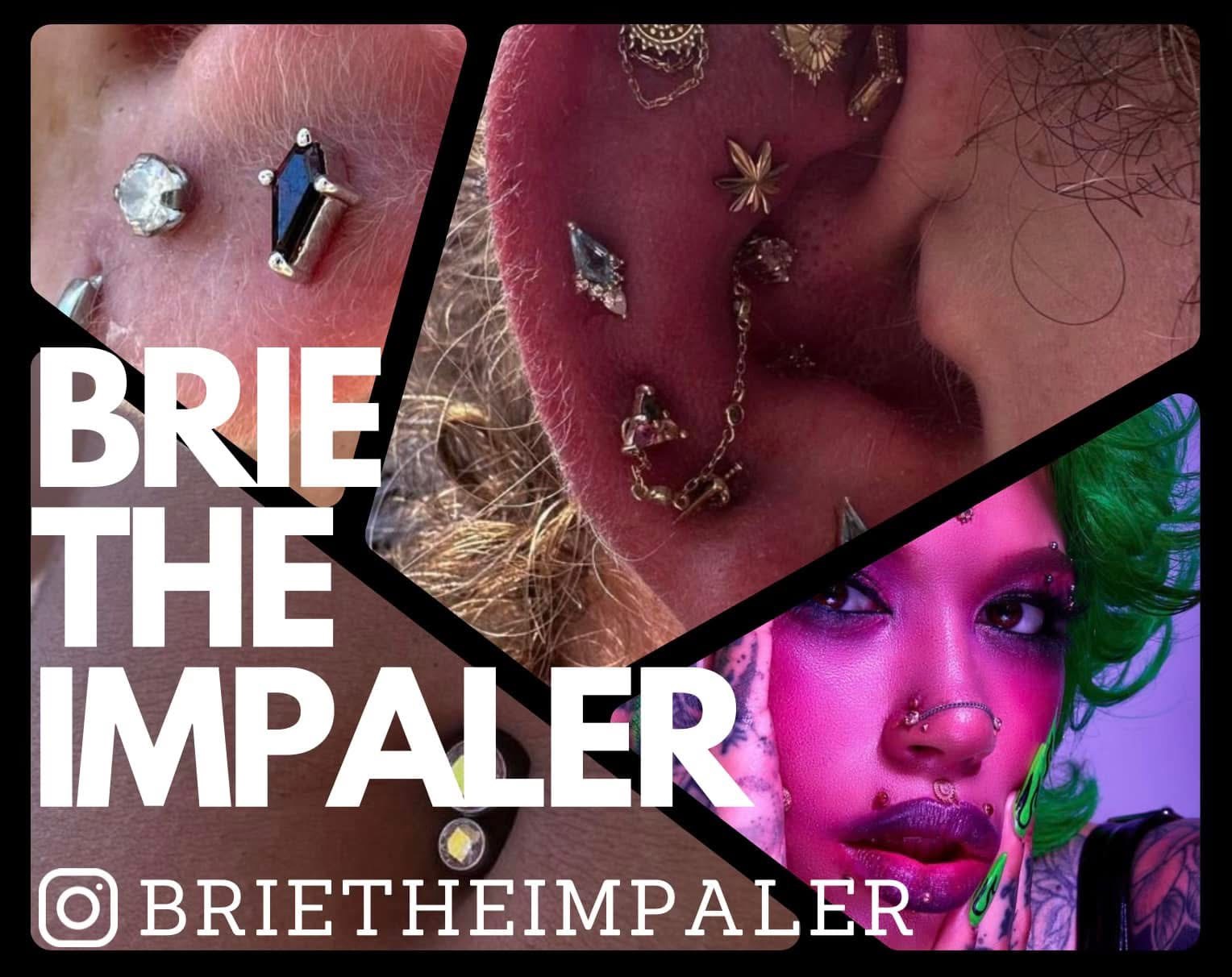 Tattoo work or portrait of Brie Usher